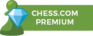 Logo van Chess.com met groene pion